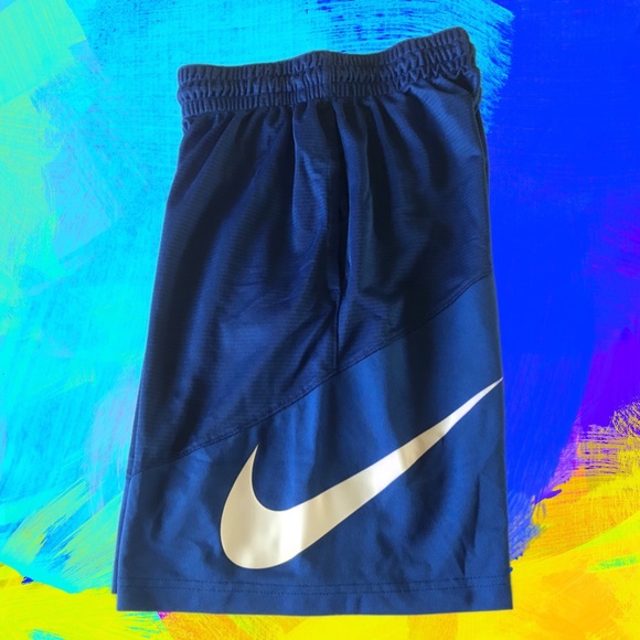 Nike Other - Boys Nike Shorts Size Small Blue with White Swoosh